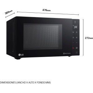 LG MH6535GIS - Microondas con Grill NeoChef, Capacidad 25 L, 1000 W