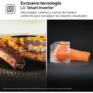 LG MH6535GIS - Microondas con Grill NeoChef, Capacidad 25 L, 1000 W