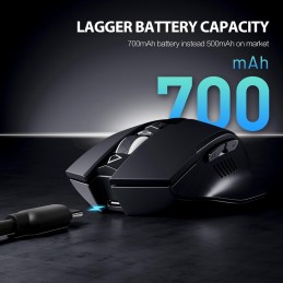 Inphic PM6 mouse inalámbrico recargable, silencioso Inphic PM6 mouse inalámbrico recargable, silencioso