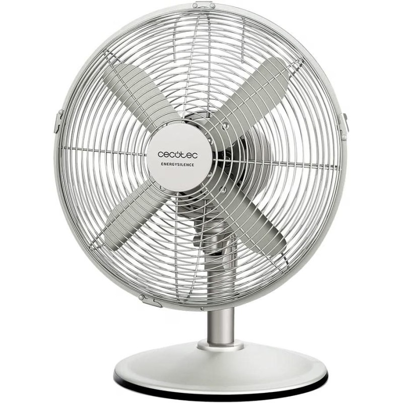 Cecotec Ventilador de Sobremesa EnergySilence 610 SteelDesk. 40 W