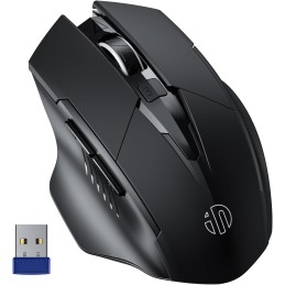 Inphic PM6 mouse inalámbrico recargable, silencioso