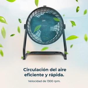 Cecotec Ventilador de Suelo Industrial Proindustry Flowcannon. 140W, Carcasa Metálica, 3 Velocidades