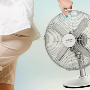 Cecotec Ventilador de Sobremesa EnergySilence 610 SteelDesk. 40 W