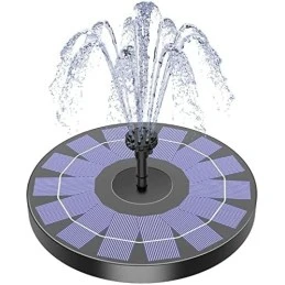 AISITIN 2,5 W Fuente Solar Jardin Exterior