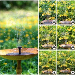 AISITIN 2,5 W Fuente Solar Jardin Exterior