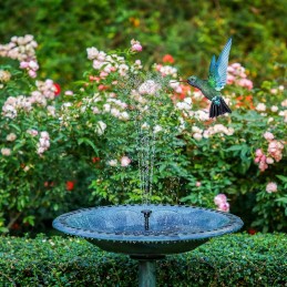 AISITIN 2,5 W Fuente Solar Jardin Exterior