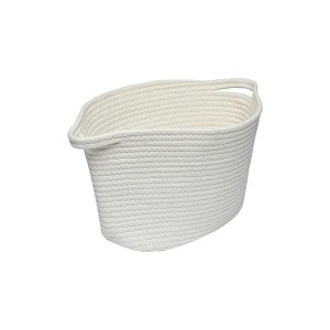 Canasta pequeña de Almacenamiento Blanca