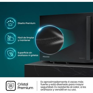 Hisense H20MOBP1HI - Microondas 20 Litros, 700W, Inverter Expert, Descongelación Rápida