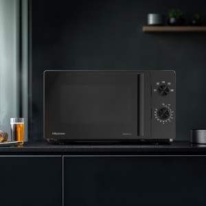 Hisense H20MOBP1HI - Microondas 20 Litros, 700W, Inverter Expert, Descongelación Rápida