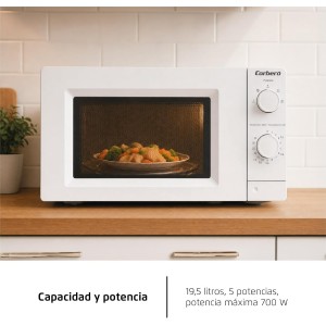 Corberó - Microondas Libre Instalación | CMICM250W | 19,5 L | 700 W