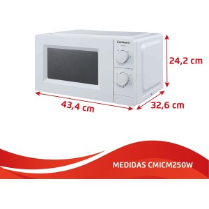 Corberó - Microondas Libre Instalación | CMICM250W | 19,5 L | 700 W