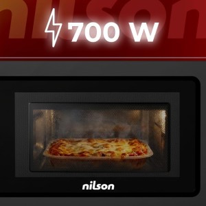 Nilson Microondas 19L Libre Instalación, Negro NMW2701N. 700W