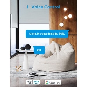 Meross Interruptor Inteligente de Cortina, 2 Interruptor de Persianas Inteligentes WiFi, Compatible con Alexa y Google Assistant
