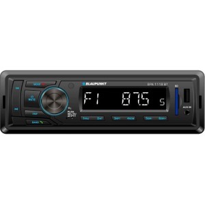 Blaupunkt BPA1119BT - Autorradio 1 DIN, Bluetooth, USB, Negro