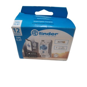 Finder serie 12 - Interruptor horario semanal 1 contacto 16a 230vac