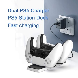 Cargador Dual de Mandos compatible con PS5