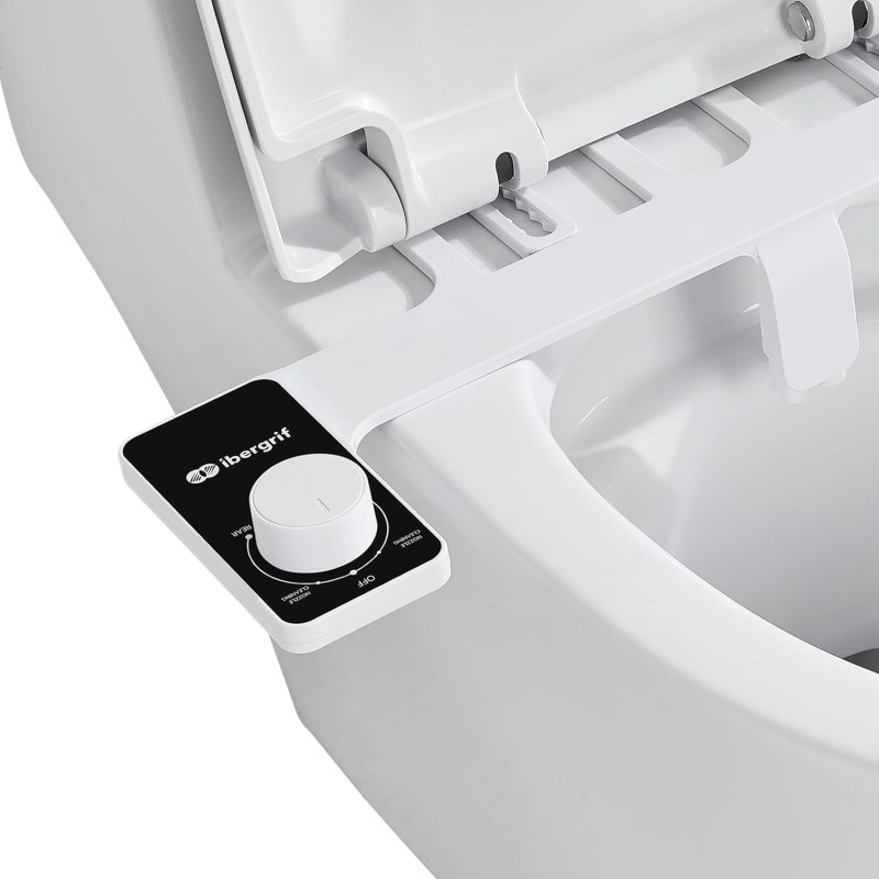 Ibergrif M41050 Bidet WC No Eléctrico Agua Fría Presión Ajustable