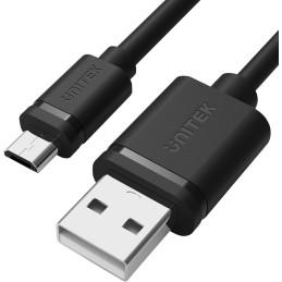 Unitek Y-C455GBK - Cable USB A a micro USB ,2 metros