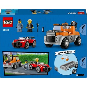 LEGO City Camión Grúa y Reparación del Deportivo, Vehículo con Coches de Juguete