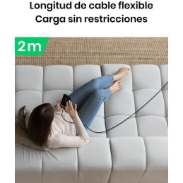 INIU Cable USB A USB C, [2m] QC 3,0 y 3,1A Cable USB C Carga Rapida