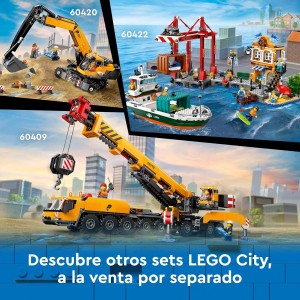 LEGO City Camión Grúa y Reparación del Deportivo, Vehículo con Coches de Juguete