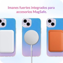 LONLI Hue (para iPhone iPhone 15 Pro MAX) Funda para teléfono Mate Iridiscente Fluorescente