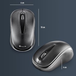 Ratón Óptico Inalámbrico , NGS Easy Gamma