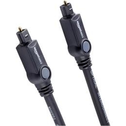 Amazon Basics - Cable óptico de Audio Digital Toslink (1 m)