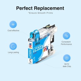 Tinta starink LC223 Reemplazo para Brother LC 223 Tinta starink LC223 Reemplazo para Brother LC 223