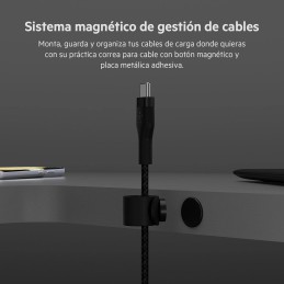 Belkin BoostCharge Pro Flex cable trenzado USB-C a USB-C, cable de carga rápida Belkin BoostCharge Pro Flex cable trenzado USB-C a USB-C, cable de carga rápida