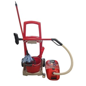 Theo Klein Vileda Carrito de Limpieza Infantil