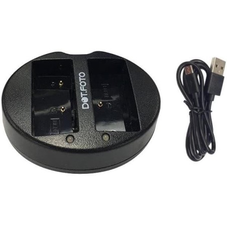 Dot.Foto BLH-1 USB Cargador Doble (BCH-1 Tipo)