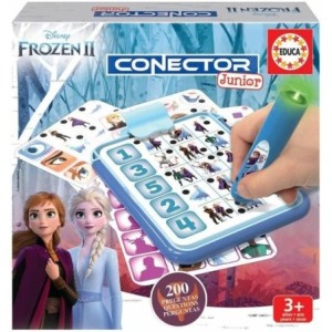 Educa - Conector Junior Frozen 2, Juego de Preguntas y respuestas