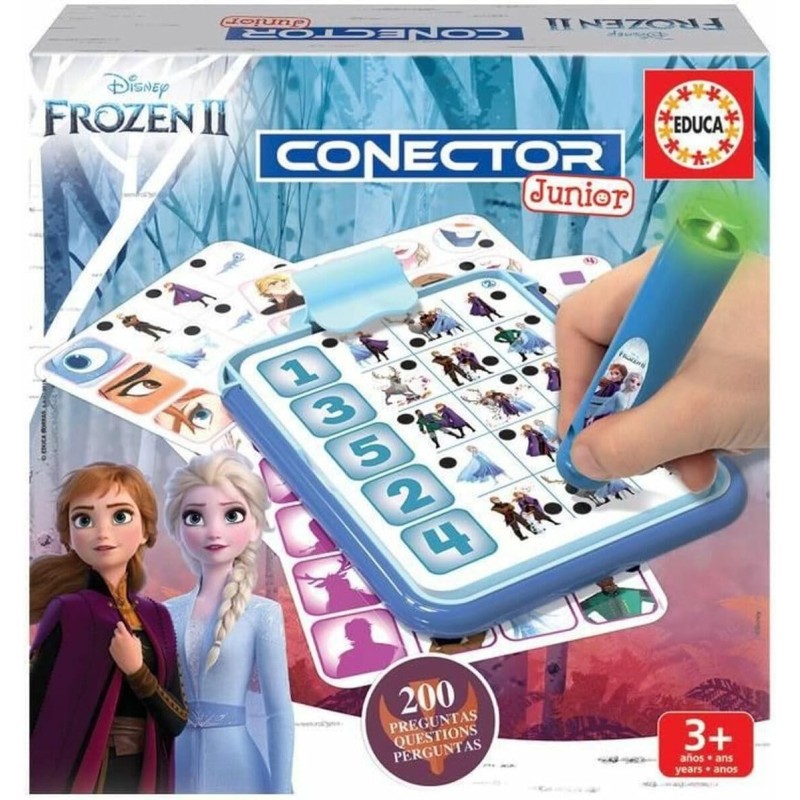 Educa - Conector Junior Frozen 2, Juego de Preguntas y respuestas