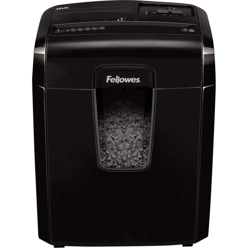 Fellowes 8Mc - Trituradora de Papel, microcorte, destruye hasta 8 Hojas