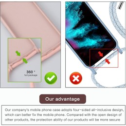 GoodcAcy Funda con Cuerda para Huawei P Smart 2019/2020 Rosa