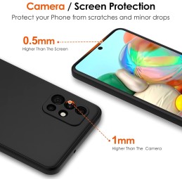 Funda para Samsung Galaxy A71 4G Negra Funda para Samsung Galaxy A71 4G Negra