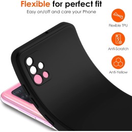 Funda para Samsung Galaxy A71 4G Negra Funda para Samsung Galaxy A71 4G Negra