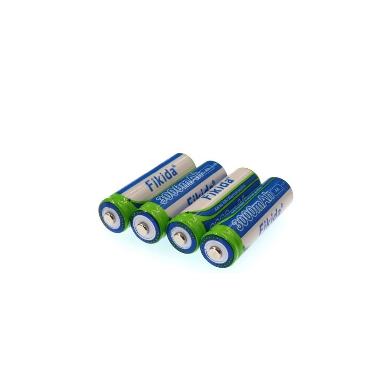 Batería AA de 3000mAh batería recargable NiMH 1 2 de 14430 v