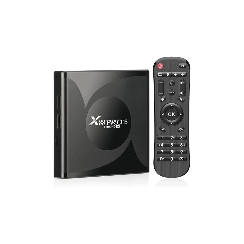 X88 PRO 13 4GB/32GB Smart System Android 13 Negro