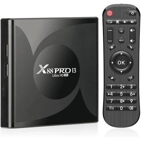 X88 PRO 13 4GB/32GB Smart System Android 13 Negro