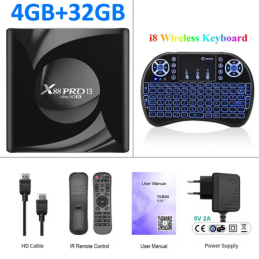 X88 PRO 13 4GB/32GB Smart System Android 13 Negro