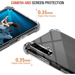 Funda Transparente Esquinas Reforzadas Huawei Nova 5T / Honor 20 Funda Transparente Esquinas Reforzadas Huawei Nova 5T / Honor 20