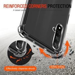 Funda Transparente Esquinas Reforzadas Huawei Nova 5T / Honor 20 Funda Transparente Esquinas Reforzadas Huawei Nova 5T / Honor 20