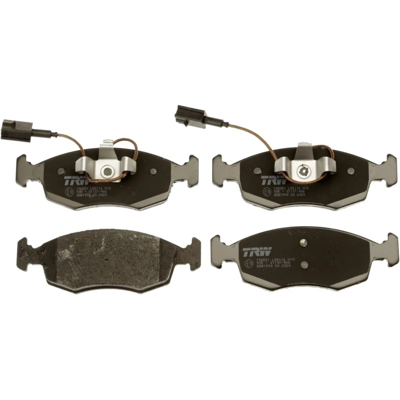 4 Pastillas de Freno para Fiat 500 .TRW GDB1900