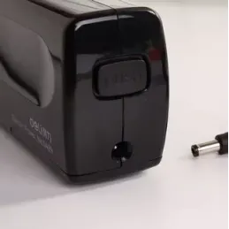 Grapadora eléctrica Deli 0489, artefacto automático de grapas para libros, 4/6, 26/6