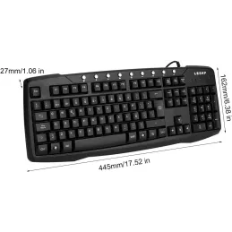 Teclado USB para PC LESHP