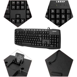 Teclado USB para PC LESHP