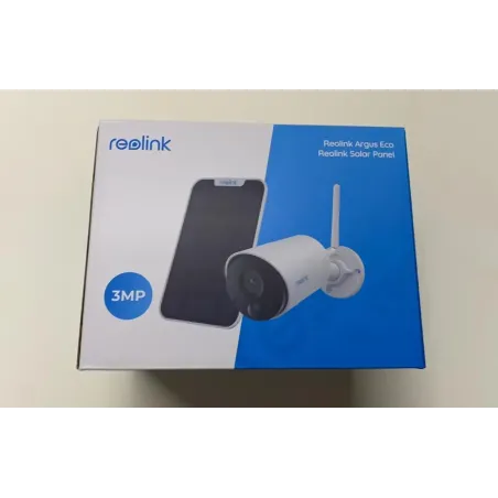 cámara operada wirereless con 3MP Night Vision, AI Detection, 2-Caminos de Audio, WiFi Security Camera Works con Alexa