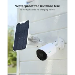 cámara operada wirereless con 3MP Night Vision, AI Detection, 2-Caminos de Audio, WiFi Security Camera Works con Alexa